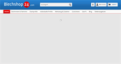 Desktop Screenshot of blechshop24.com